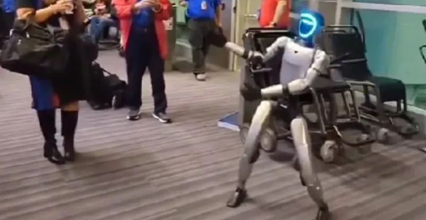 Dança, tira selfies e atrasa voo nos EUA: Conheça Bebop, o robô que viaja