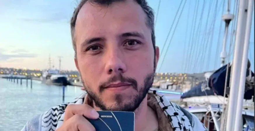 Israel libertará o ativista brasileiro Thiago Ávila neste sábado, diz ONG