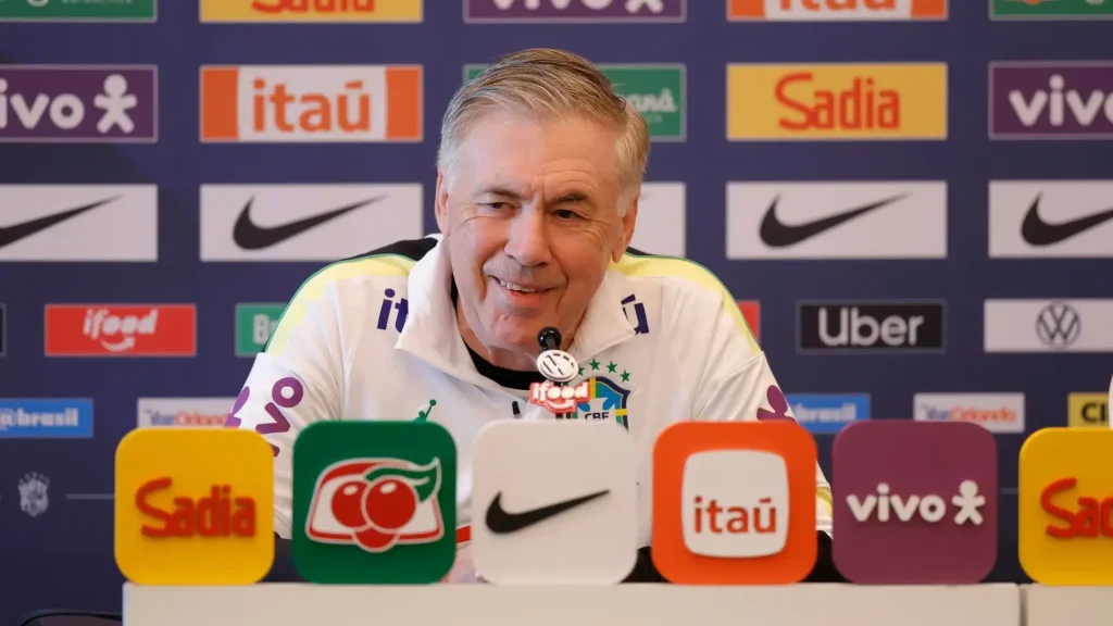 CBF encaminha renovação de Carlo Ancelotti até a Copa de 2030