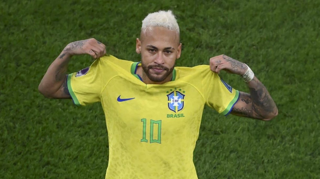 Neymar na Copa de 2022