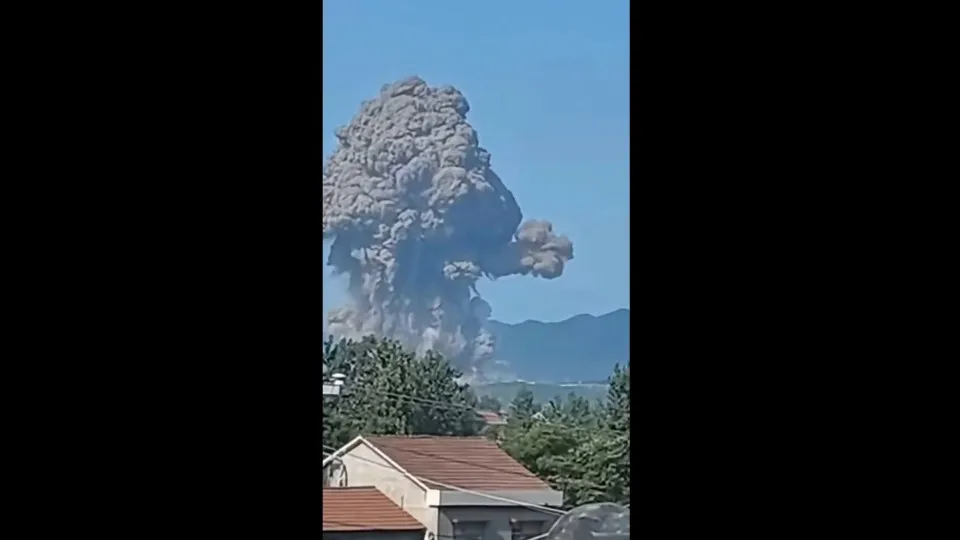 Vídeo mostra explosão em fábrica na China que matou 26 pessoas