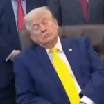 Vídeo de Trump tirando soneca viraliza nas redes sociais; veja