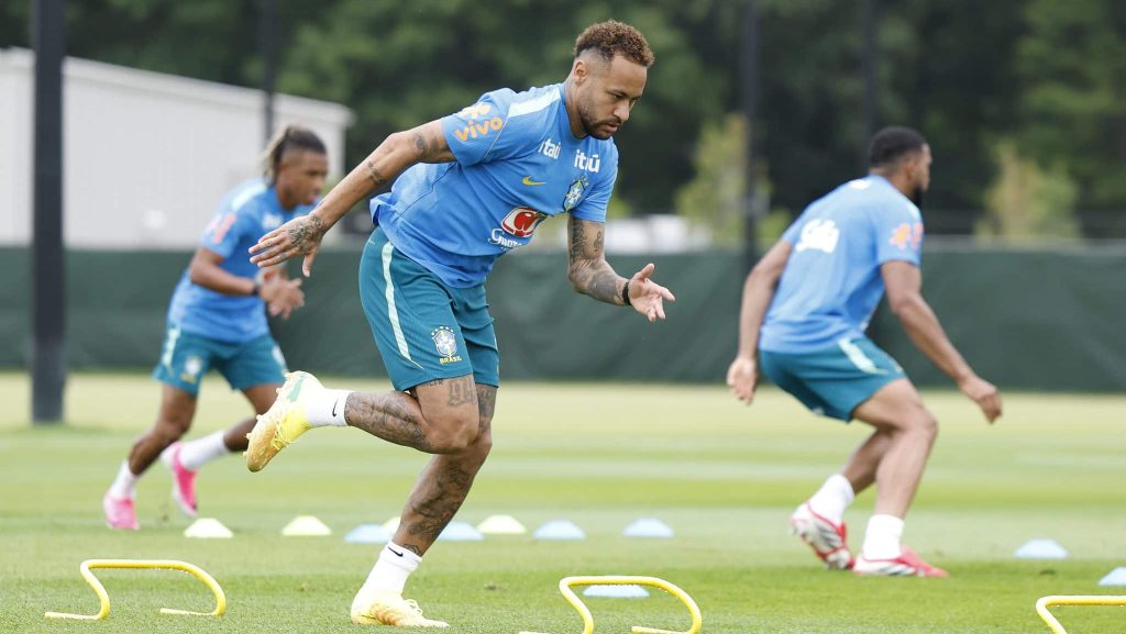 neymar treino seleção