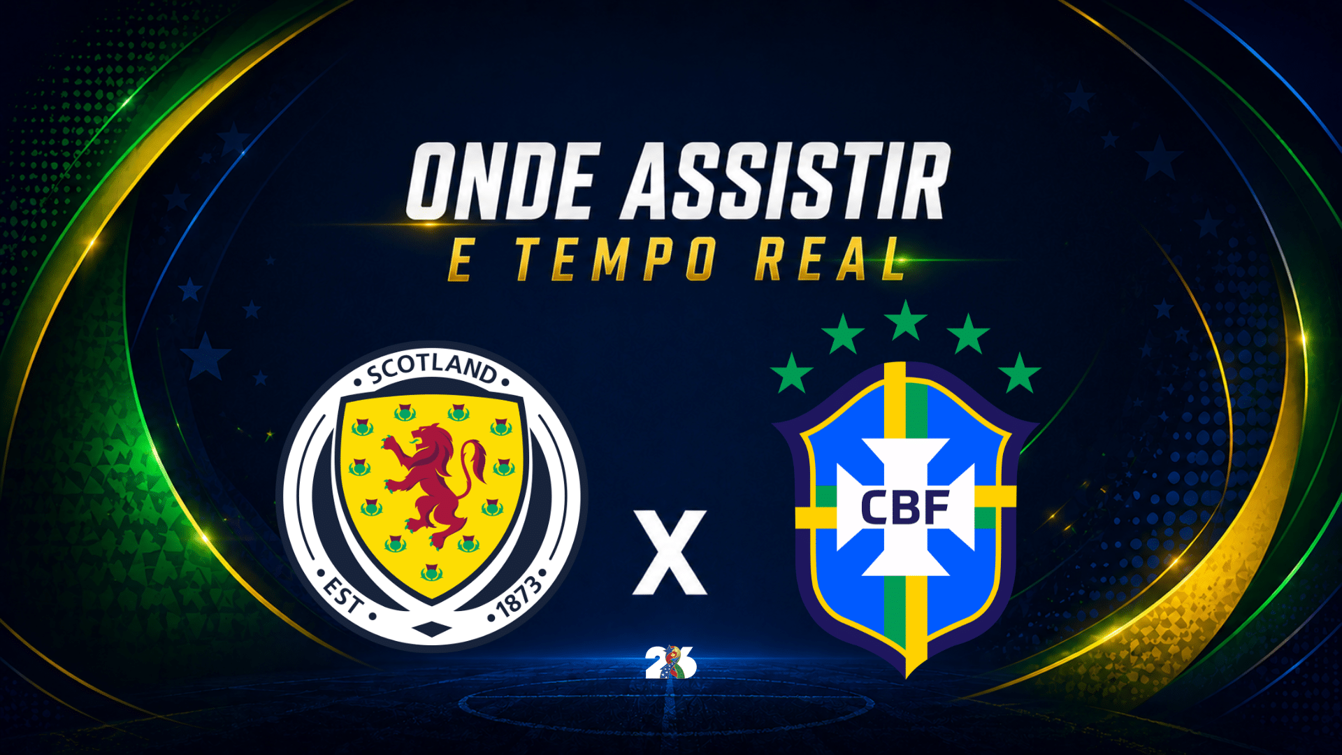 Escócia x Brasil: AO VIVO e escalações confirmadas