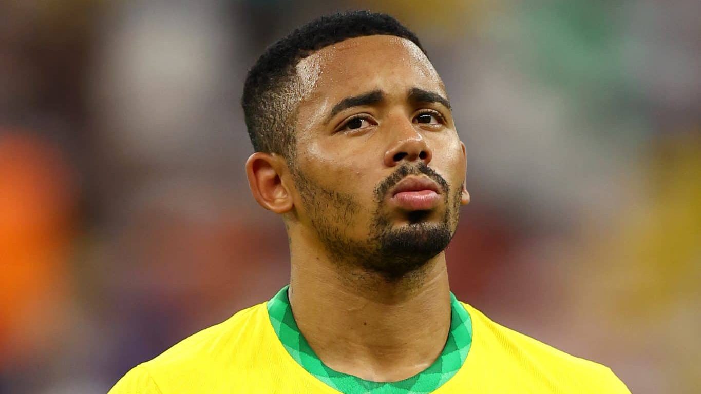 Fora da Copa, Gabriel Jesus é o quarto em atividade com mais gols pela Seleção; veja o ranking