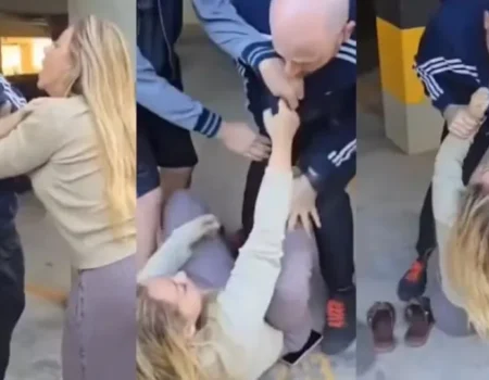Pré-candidata a deputada pelo PL é filmada agredindo entregador
