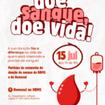 Para reforçar estoques durante inverno, Dia D de doação de sangue será quarta no HRMS