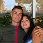 Georgina Rodríguez festeja vitória da Espanha.