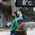 Massa polar derruba temperaturas e pode levar frio de -8°C ao Sul