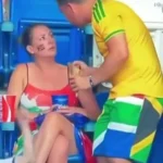 Discussão entre casal na Copa viraliza e internet pede o divórcio; veja