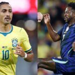 raphinha e vini jr pela seleção brasileira